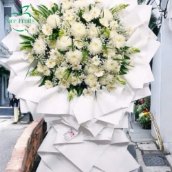 Kệ Hoa Chúc Mừng Khai Trương 2 Tầng