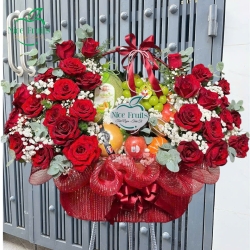 Giỏ Chúc Mừng Khai Trương Cao Cấp - NI06
