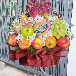Giỏ Quà Đỏ Đô Phú Quý - NI224
