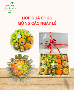 Hộp Trái Cây Chúc Mừng