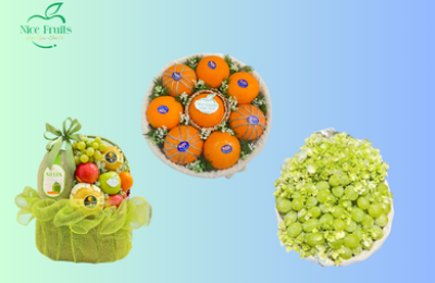 Giỏ Trái Cây Nice Fruits – Món Quà Sức Khỏe Sang Trọng & Ý Nghĩa