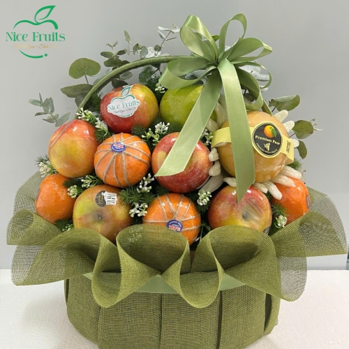 Giỏ Quà Xanh Ngọc May Mắn - NI72