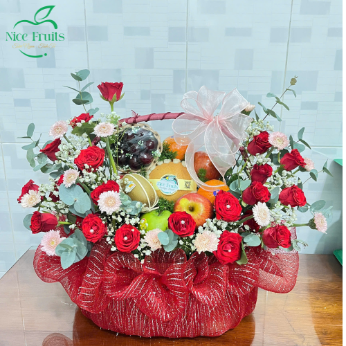 Giỏ hoa quả Tri Ân - NI235