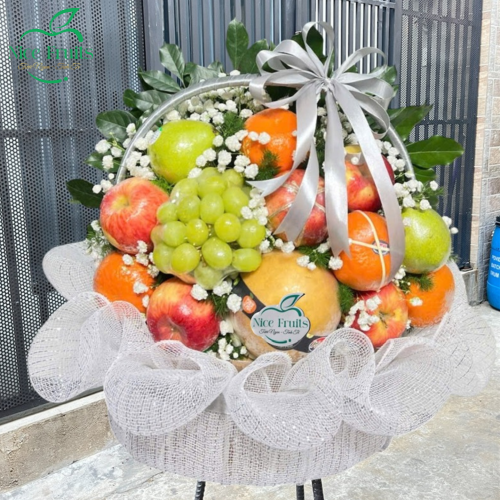 Giỏ trái cây cúng giỗ cao cấp -NI34