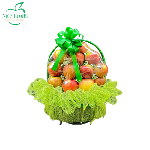 Giỏ Táo Đỏ Sang Trọng - NI68