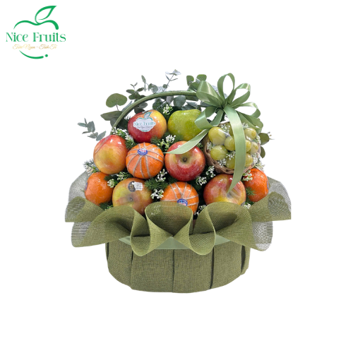 Giỏ Trái Cây Ngọc Lục Bảo - NI66