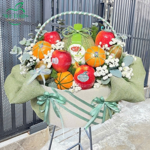 Giỏ trái cây quà biếu cao cấp - NI22