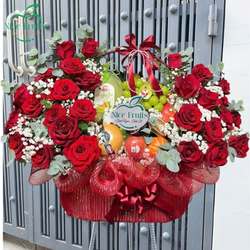Giỏ Chúc Mừng Khai Trương Cao Cấp - NI06