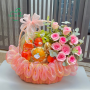 Giỏ hoa trái cây Hồng Phúc - NI253