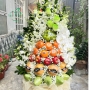 Tháp Hoa Quả chia buồn cao cấp - NI36